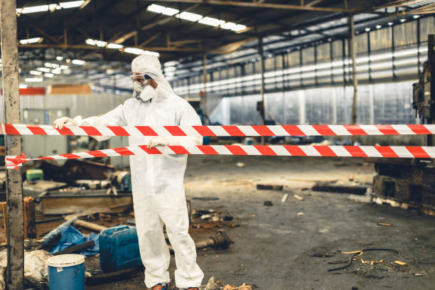 Professional Odor Removal technician working in Neshanic Station, NJ